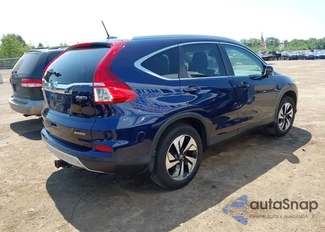2015 Honda Cr-V Touring из США, поврежденный, VIN 5J6RM4H95FL106693